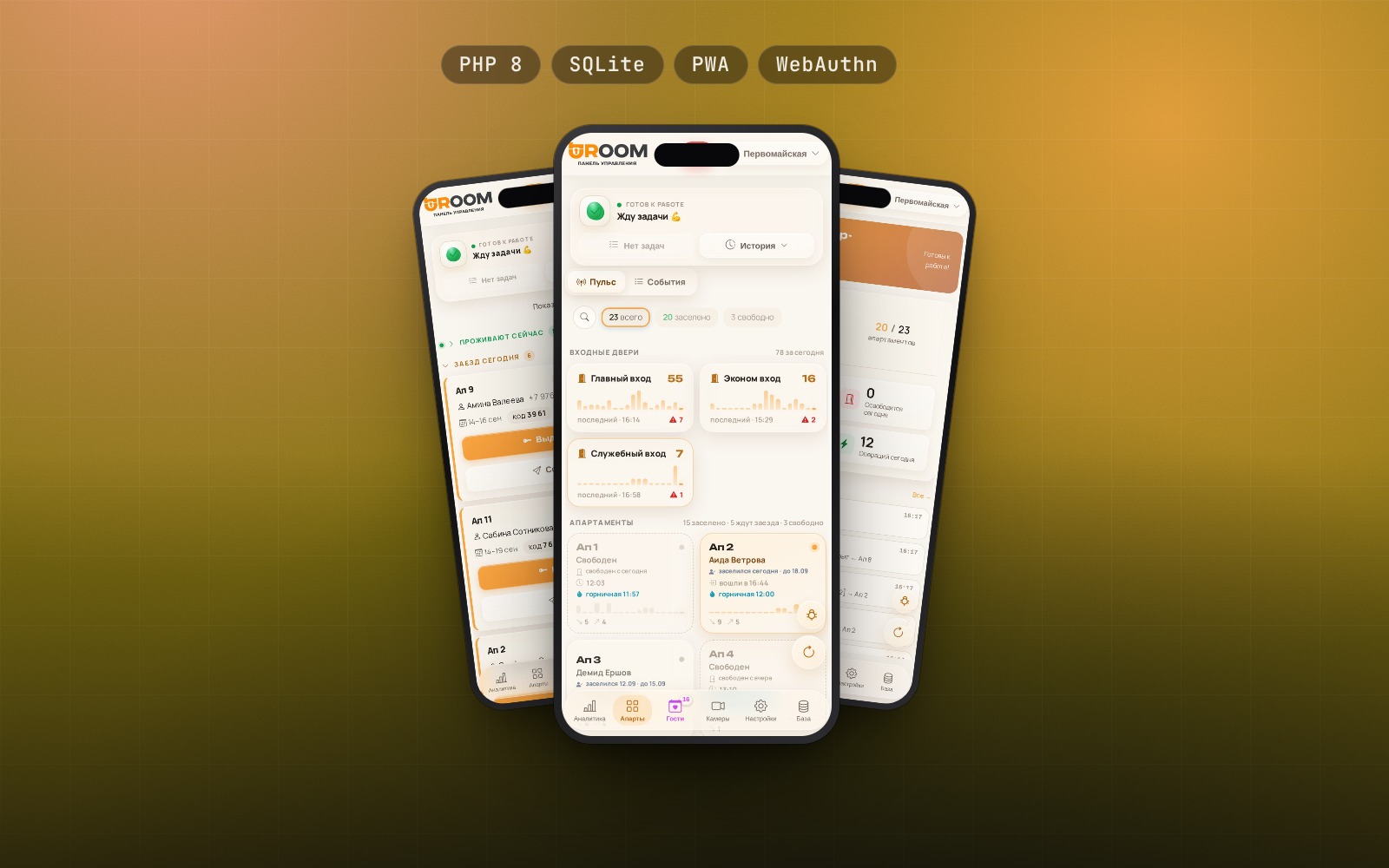 URoom Admin — панель управления апарт-отелем